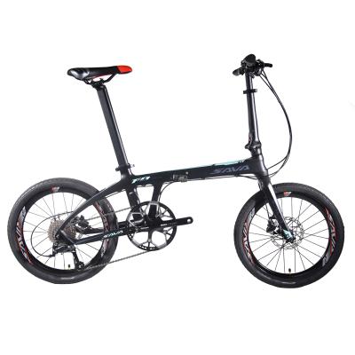 China SAVA Z1 folding bike lightweight adult 20 inch carbon fiber Shimano folding bicycle china bicycle incline bike car for sale