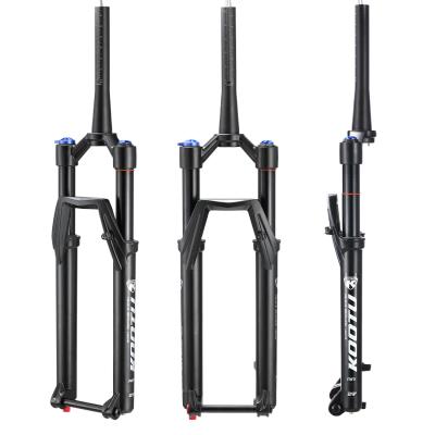 China Mountain Bikes By M15 Axle Air Spring Fork For 29 Inch Mountain Bike Axle Front Suspension Lockable Barrel Mountain Bike Fork for sale