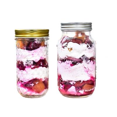 China Personal Care Easy To Clean And Store Mason Can Drink Bottles Mason Jar For Fruit And Juice Storage for sale