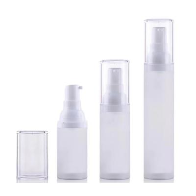 China Personal Care Manufacturer 20ml 30ml 40ml 50ml 60ml 80ml 100ml Frosted Round Cosmetic Glass Spray Bottle And Pump Bottle for sale