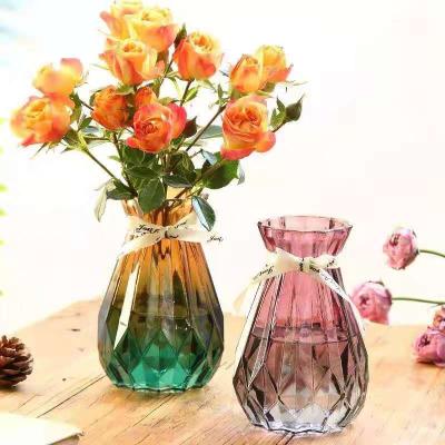 China Personal Care Household Luxury Modern Decorative Vase Crystal Glass High Grade Vase for sale