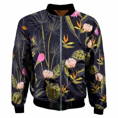 China Chenille Embroidery Leather Sleevecactus Plantmens Jacketleather Breathable Custom Varsity Jacket for sale