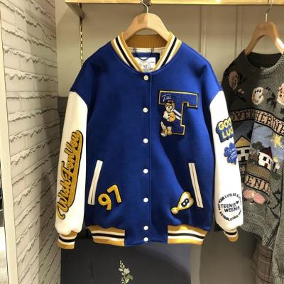 China OEM High Quality Custom QUICK DRY Mens Jackets Corduroy Fabric Keep Warm Letterman Bomber Baseball Jacket For Men for sale