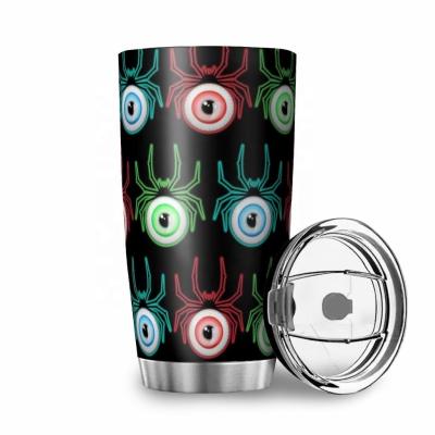 China 2021 Viable Coffee Car Mug Halloween Spide Eyes Sublimation Mugs for sale