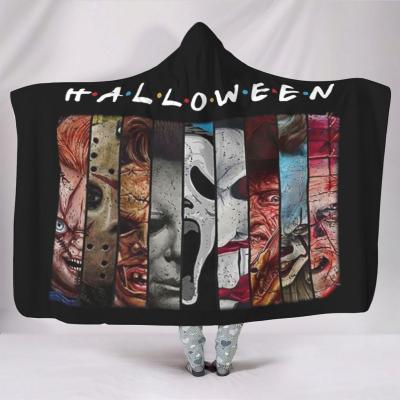 China New Arrival China Factory Halloween Horror Movie Character Friends Hooded Spray Covering for sale