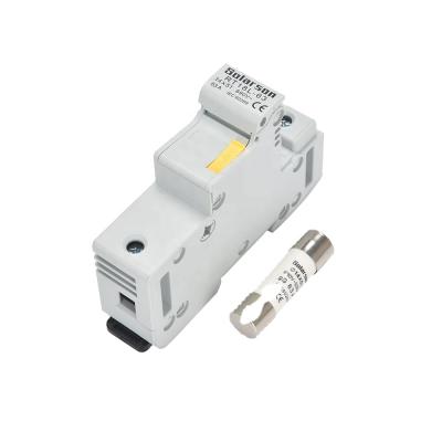 China LOW VOLTAGE 500V 63A Cylinder Fuse Holder For 14x51mm Fuse for sale