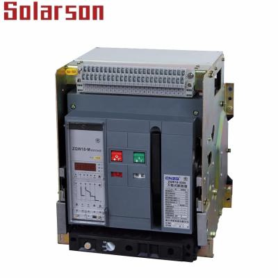 China CE ISO W1-4000 Type Intelligent ACB Breaker Air Circuit Breaker 3200A 3600A 4000A 80KA~100KA for sale