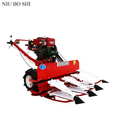 China Rice Self propel hand held reaper machine rice wheat sorghum grass straw reaper for small size farm for sale