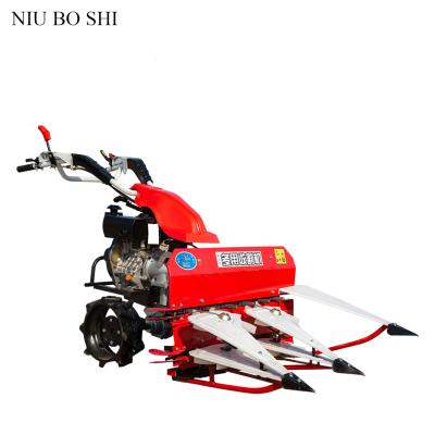 China Rice Self propel hand held reaper machine rice wheat sorghum grass straw reaper machine harvester for sale