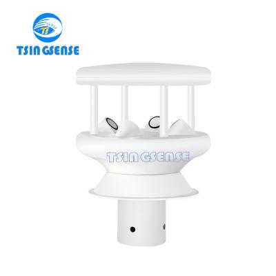 China TS MWTS02 Outdoor Miniature Weather Sensor Ultrasonic Wind Speed ​​and Wind Direction Sensor Integrated Weather Station for sale