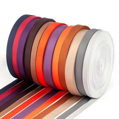 China Others Custom Made Shoes, Hats And Bags Of Ribbons Factory Price Supplies High Quality Flat Imitation Nylon Webbing Imitated Nylon Webbing for sale