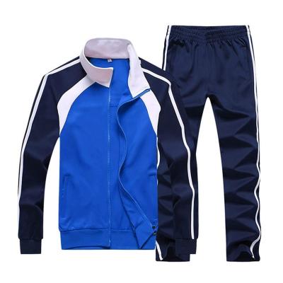 China Custom Made Plus Size Men Training Jogging Men's Sports Routine Sports Jogging Suit Casual Full Zipper Sportswear Suit for sale