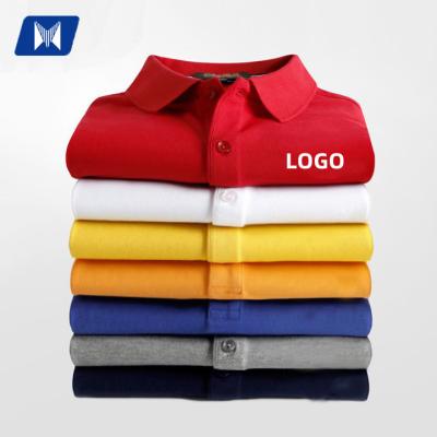 China OEM Wholesale Golf Polo Shirt Blank Sport Fit 100% Unisex Cotton Pique Polo Shirts Design Anti Shrink Plain Plain for sale