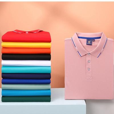 China Wholesale fashion anti-pilling new design sports golf solid color lapel shorts sleeves cotton men's polo shirt T-shirt for sale