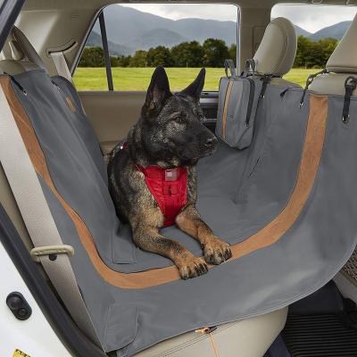 China Travel 100% Waterproof Backseat Hammock Protection Against Dirt Waterproof Pet Fur Dog Car Seat Cover, Car Seat Cover Protector For Dogs for sale