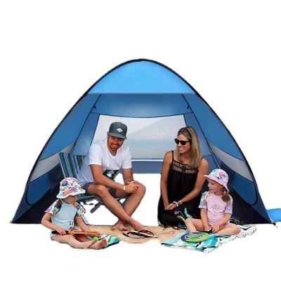 China UV-resistant China made an automatic beach tent that can accommodate 4 people. You can bring the tent immediately, and the tent tent for sale