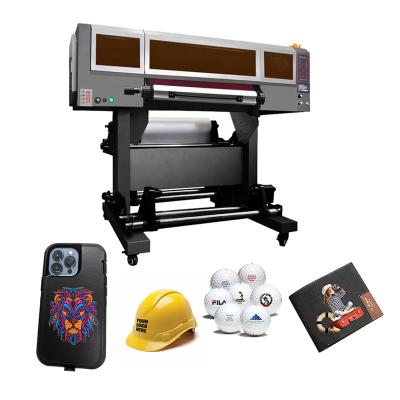 China factory 60cm 2 in 1 dtf roll sticker film printer 2022 uv printing technology new with automation laminator for sale