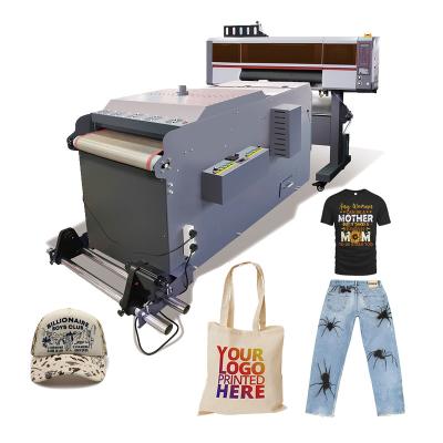 China Garments cotton t-shirt printing machine heat transfer dtf machine i3200 for football t-shirts and boots for sale