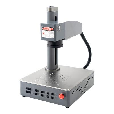 China jpt automation air cooled 10w laser 3d laser collar engraving machine dynamic CO2 rf laser marking fiber optic UV machine for sale