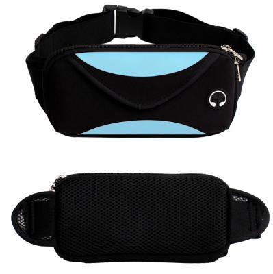 China Water Proof Neoprene Waterpoof Belt Waist Pack Sport Mobile Phone Holder Bag Outdoor Rising Waist Bag for sale