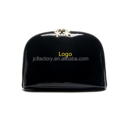 China High Quality Simple Black Wholesale Cheap Makeup Bags Single Toiletry Bag for sale