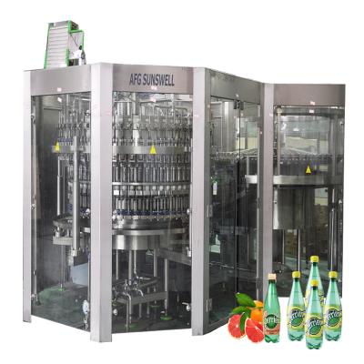 China Beverage Market Popularity Carbonated Beverage Filling Machine Liquid Filling Machine Small Soda Beverage Plant for sale