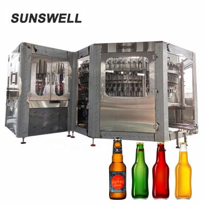 China Beverage Craft Beer Filling Machine Soda Water Filling Machine Small Capacity Carbonated Beverage Filling Line for sale