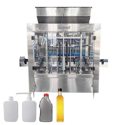 China Edible Products Sanitizer Cooking Oil Filling Machine Olive Oil Filling Capping Machine for sale