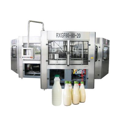 China Automatic Milk Filling Beverage Juice Machine Aluminum Foil Seal Machine Capping Packaging Machine for sale