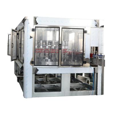 China Automatic PE / HDPE Beverage Bottled Liquid Filling Machine Sealing With Aluminum Foil for sale