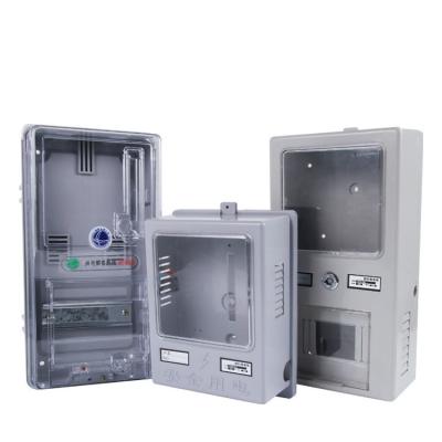 China PC+ABS Customized 220V Electricity Meter Box Single Phase Electrical Distribution Box Power Supplies for sale