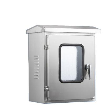 China Outdoor / Indoor Stainless Steel Double Door IP65 Electrical Distribution Box Stainless Steel Material for sale