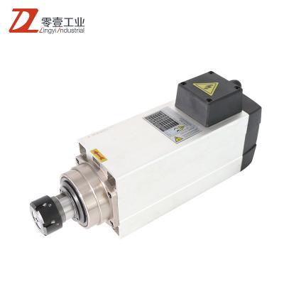 China CNC Engraving Machine CNC Router Spindle 18000rpm 6kw Wood Air Cooled Spindle Motor for sale