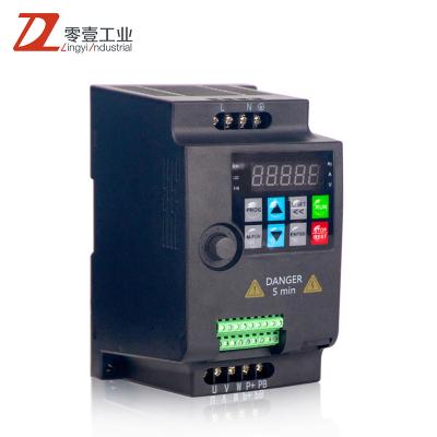 China Smoothly Pickup Motor Frequency Inverter Running 220V /380V Input Output 0.75kw AC Variable Frequency Drive for sale