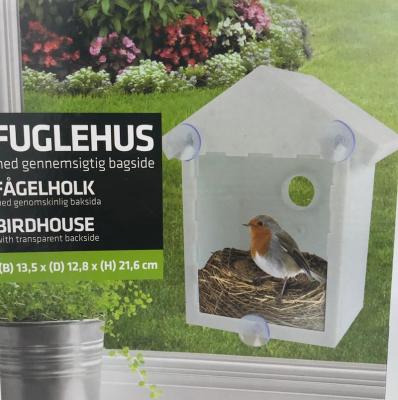 China New Sustainable Plastic Window Bird Feeder for sale