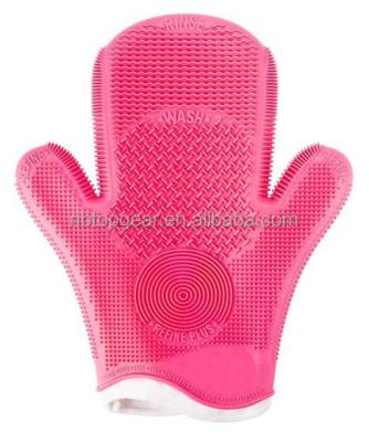 China New Face Silicone Spa Glove Massage Cleaning Glove for sale