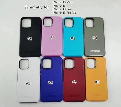 China Colorful Cell Phone Symmetry Cell Phone Case For iPhone 13 pro 13 13mini 13 max pro max with logo for sale