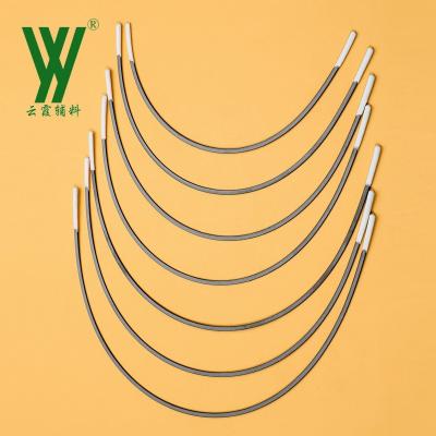 China Adjust Bust Factory Direct Sales Underwear Accessories Bra Wire Sight Metal Bra Wire for sale