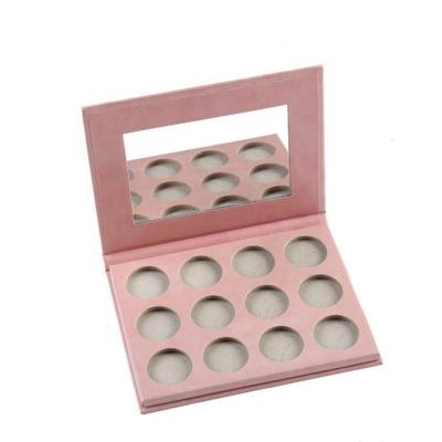 China Recycled Materials Wholesale Private Empty Custom Design Cardboard Cosmetic Makeup Eyeshadow Palette Packaging Box for sale