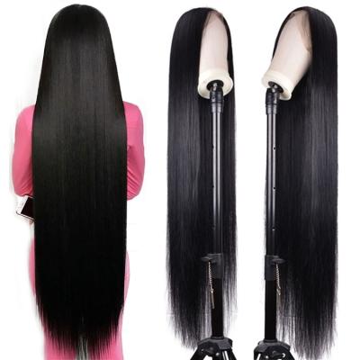 China Straight Sheer Swiss 13x4 Lace Frontal Wigs Body Wave Braid Transparent Lace Front Wigs For Color Women Hair Wigs Vendor for sale