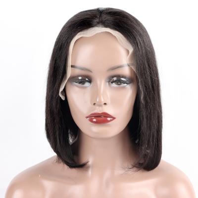 China European Hair Silky Straight Transparent Lace Hair Product Li&queen Wave Frontal Wig With 8-16 Inch Bob Wigs for sale