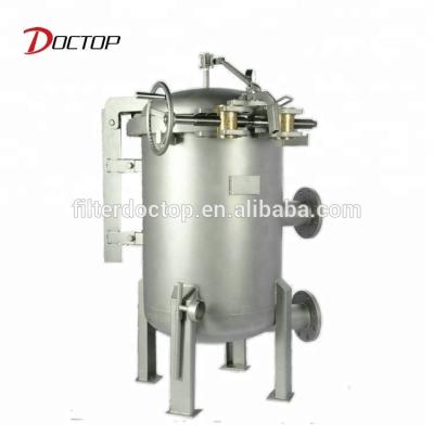 China Filtration Stainless Steel Bag Filter Equipment High Pressure Water Filter Housing Liquid Purifier for sale