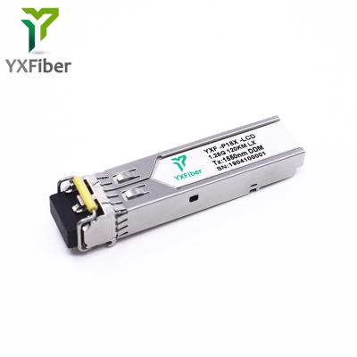 China FTTX 1.25G Duplex 120km 1550nm LC Connector SFP Optical Transceiver Price for sale