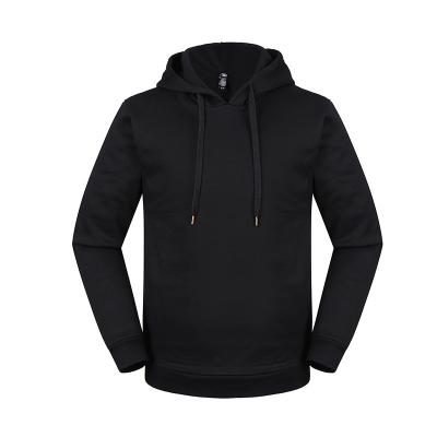 China Small MOQ Anti-wrinkle Fleece OEM Plain Cotton Men's Unisex Hoodies Sweatshirts for sale