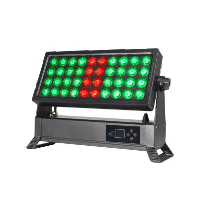 China Stage 40pcs*10w RGBW 4 in 1+RDM led light Sweden system outdoor event dmx+wireless waterproof wash for sale