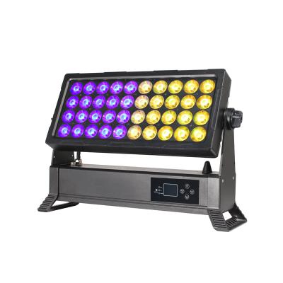 China Stage light wash 40pcs * 10w RGBW 4 in 1 led rdm dmx+wireless Sweden waterproof system for outdoor party for sale