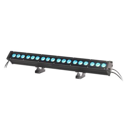 China Stage Waterproof Wall Wash Led Light 18pcs*8w Set Constant Color Control Sound Activation Led Bar Event for sale