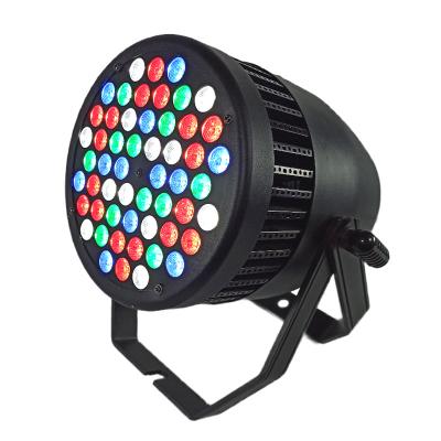 China Stage led dmx stage light pure silent dmx stage light par led par 54x3w rgbw for indoor wedding event for sale