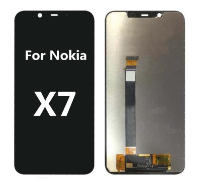 China 100% New Replacement STARDE LCD Display For Nokia X7 Plus TA-1131 LCD Display Touch Screen Digitizer Sense Assembly 7.1 6.18