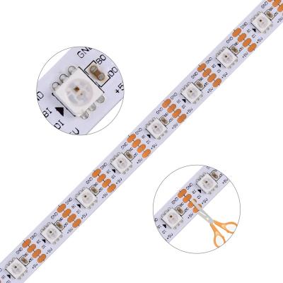 China Theme park DC12V 60LED SMD 5050 RGB programmable pixel control 12V colorful programmable 12V led strip for sale